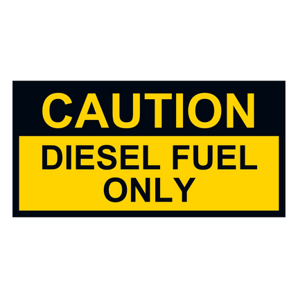 UV car sticker for diesel fuel 