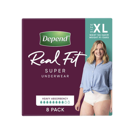 Depend Women Real Fit Super XL