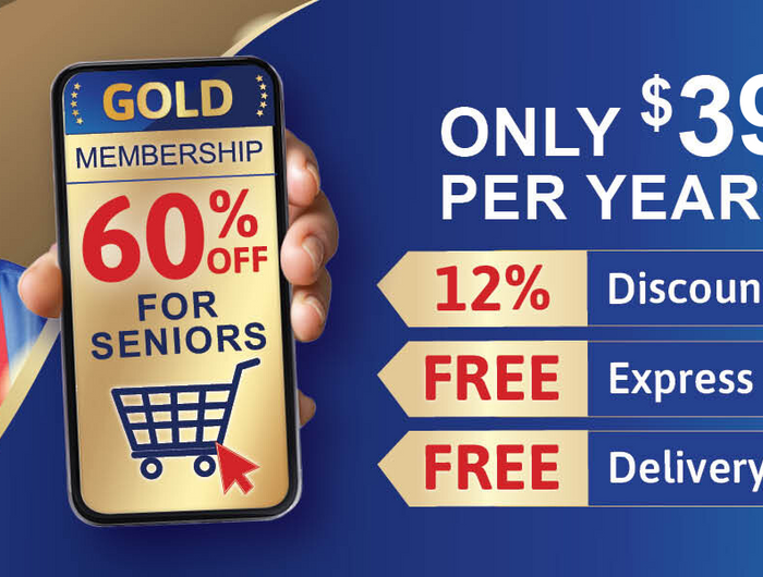 Senior Gold Membership benefits