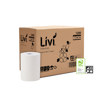 livi Hand roll towel carton