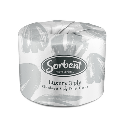 sorbent toilet paper 3 ply