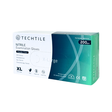 Ultra Health Techtile Powder-Free Nitrile Disposable Gloves size XL