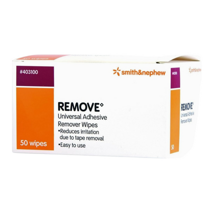 REMOVE Universal Adhesive Remover Wipes - Box of 50 Ref 403100