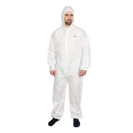 Combat Disposable Coverall White - Carton of 50