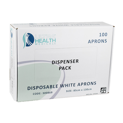 ultra health disposeable apron dispensert product code 300869