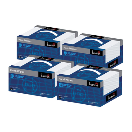 Bastion HandiWipes Carry Box - 150 Sheets 30x50cm