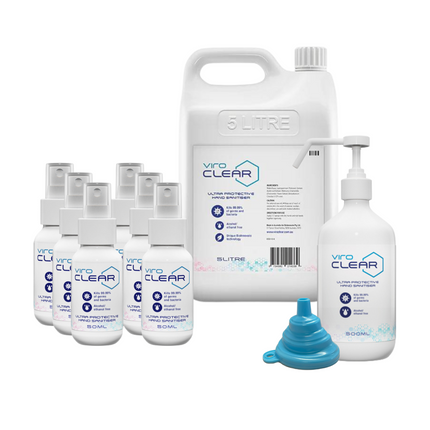 ViroCLEAR Hand Sanitiser Hygiene Family Pack