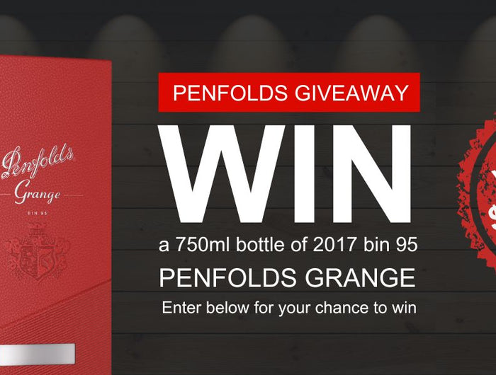 Penfolds red wine bottle
